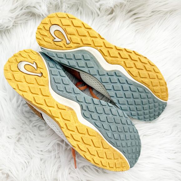 OLUKAI | Wailuku Women’s Athletic Shoes Sneakers Bright White / Sea Ice | US 10 - Picture 8 of 12